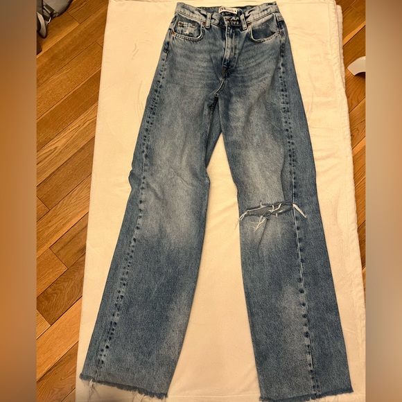 NWOT Zara ZW The‘90S Full Length Jeans - Picture 1 of 5